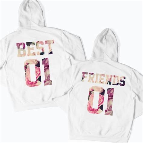 Best Friends Matching Hoodies Matching Couple Shirts Matching