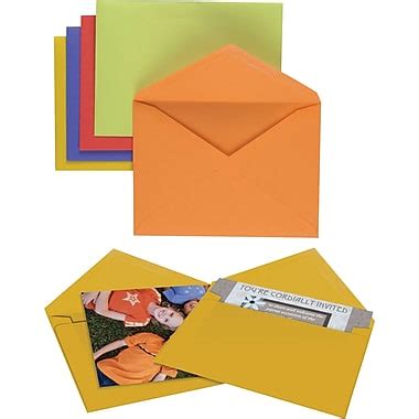 Staples Assorted Brights Specialty Envelopes, 50/Box (20559) | Staples®