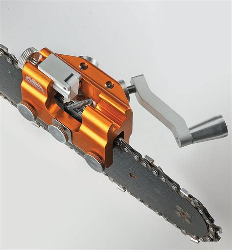 Hand-Crank Chain-Saw Sharpener - Lee Valley Tools Chainsaw Sharpening ...