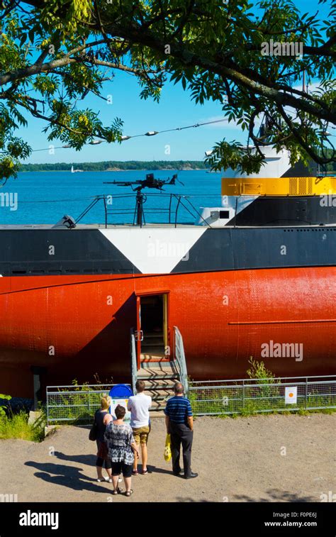 Vesikko, submarine, part of the Maritime museum, Suomenlinna, Sveaborg, fortress island ...