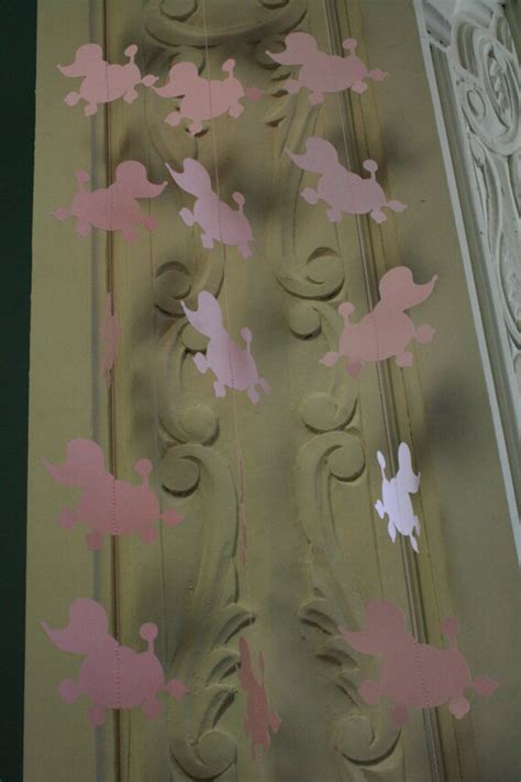 Pink Poodles Poodle Decor Poodle Party Poodle Garland