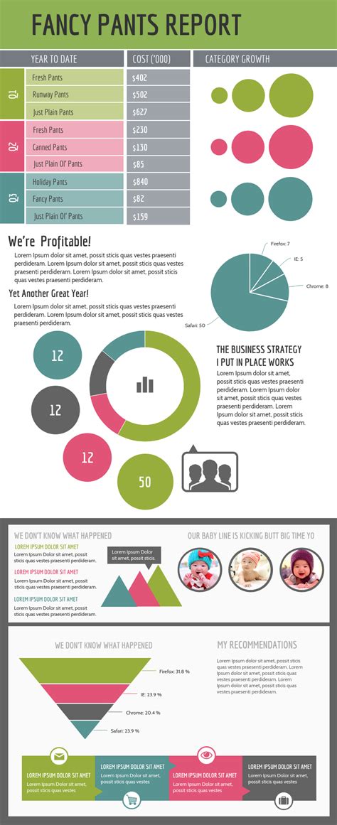 Data Report Infographic Template