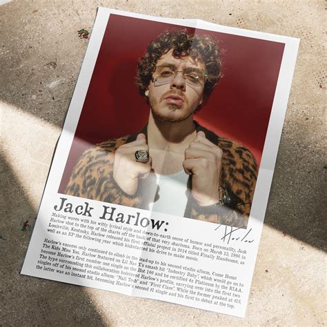 Jack Harlow Album Cover Poster Digital Download Jack Harlow Poster, Rap ...