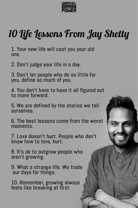 10 Life Lessons From Jay Shetty | Life quotes, Inspirational quotes, Life lesson quotes