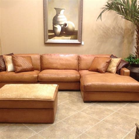 Deep Seat Leather Sectional Sofa | Deep sectional sofa, Leather sectional sofas, Sectional sofa ...