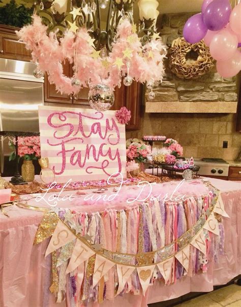 Fancy Nancy birthday party decorations. Stay Fancy™ | Fancy birthday party, Glitter birthday ...