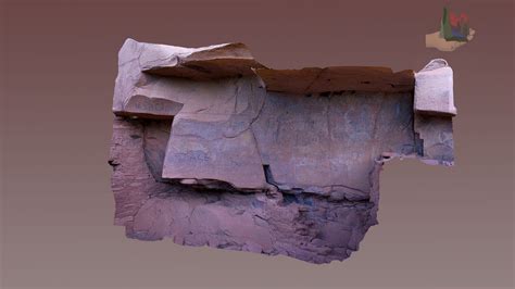 FS1427 Honanki Rock Art Panel 30b - 3D model by FOFSedona [73ae48c] - Sketchfab