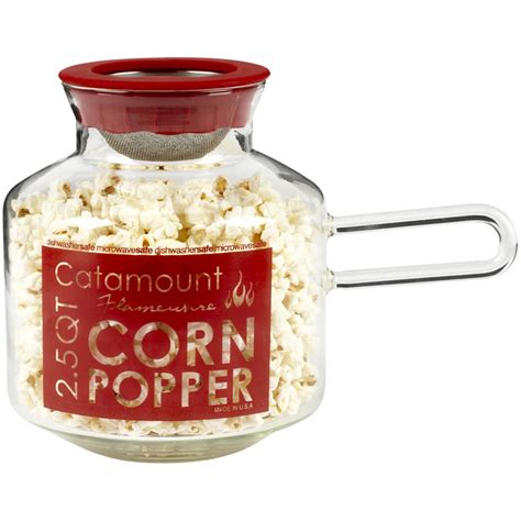 Microwave Popcorn Popper with Butter Melting Lid | The Green Head