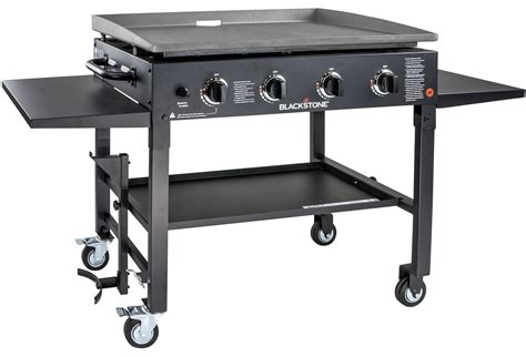 Buy Blackstone 36 inch Outdoor Flat Top Grill Griddle Station - 4-Burner - Propane Fueled ...
