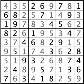 Easy Sudoku With Answer Key