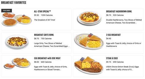 Waffle House Menu With Prices and Pictures (2024)