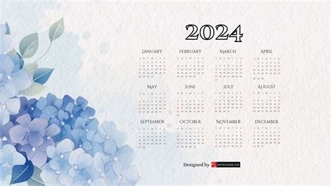 2024 Calendar Desktop Wallpapers | EntheosWeb