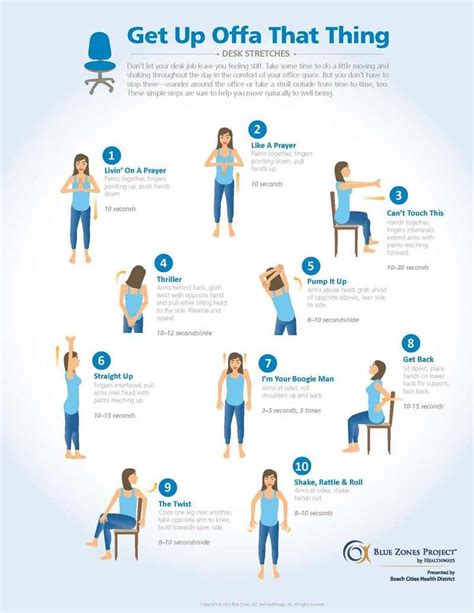 Blue Zones Project® by Healthways | Office exercise, Desk workout, Office yoga