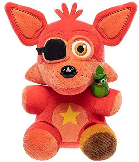 7 Rockstar Foxy - Five Nights at Freddys Plushie Pizza Simulator FNAF Orange Foxy Plush Toy ...