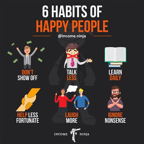 6 habits of happy people..