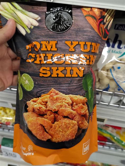 New Chicken Skin Snacks With Mala, Salted Egg and Tom Yum flavours are now found at FairPrice ...