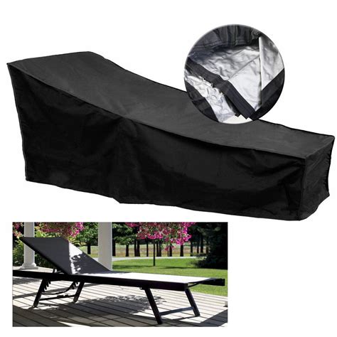 Fellie Cover 82-inch Patio Chaise Lounge Covers, Durable Outdoor Chaise ...