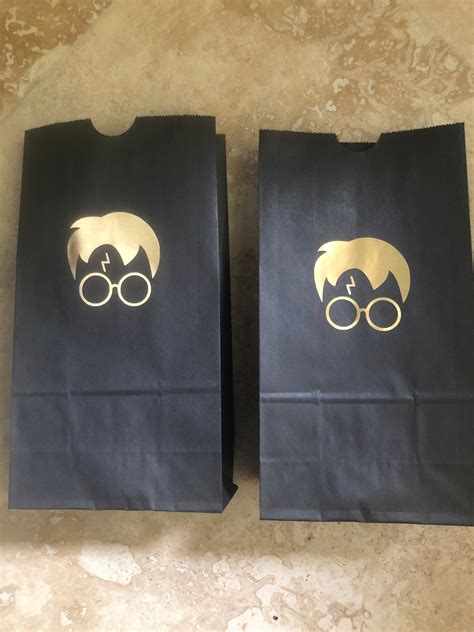 Harry Potter Party Favor Bags Goodie Bags Loot Bags Birthday | Etsy