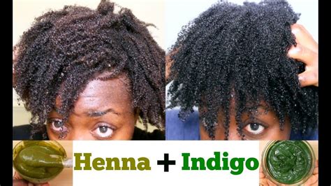 Natural Hair Dye DIY Henna & Indigo For Black Hair from Start To Finish ...