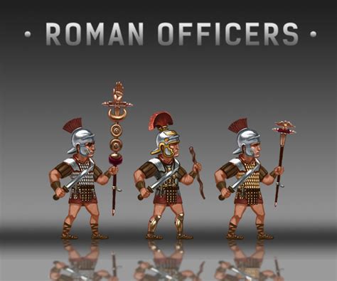 Animated Roman Officers Pack | Game Art Partners