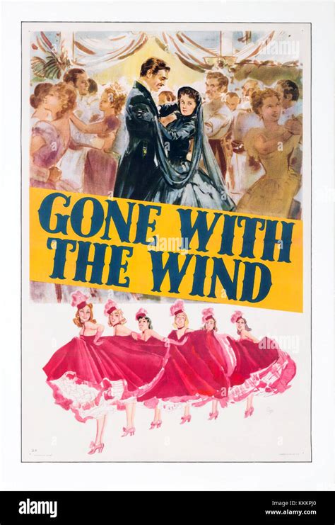 Gone With the Wind Poster 1939 Stock Photo - Alamy