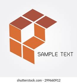 Orange Cube Logo Stock Vector (Royalty Free) 299660912 | Shutterstock