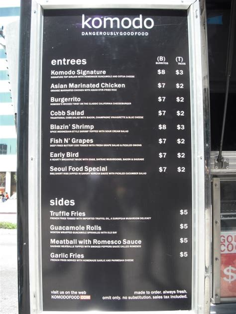 The Best 8 Food Truck Menu Ideas: #6 Costs Less Than $5 to Make.