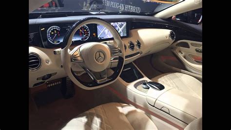 2016 Mercedes S550 Coupe Interior - YouTube