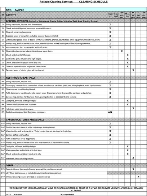 Church Building Maintenance Checklist Template