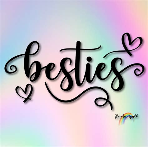 Besties svg pdf png dxf eps png files instant download | Etsy