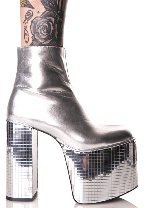 Disco's Not Dead Platform Boots | Disco shoes, Platform boots, Rock boots