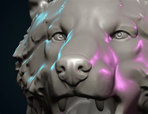 ArtStation - Wolf sculpture | Resources