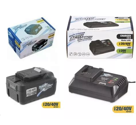 FERREX 40V LI-ION 5Ah Battery & Ferrex 20-40V Charger For Ferrex 40V ...