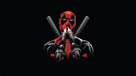 2560x1440 Resolution Deadpool Minimal 1440P Resolution Wallpaper - Wallpapers Den