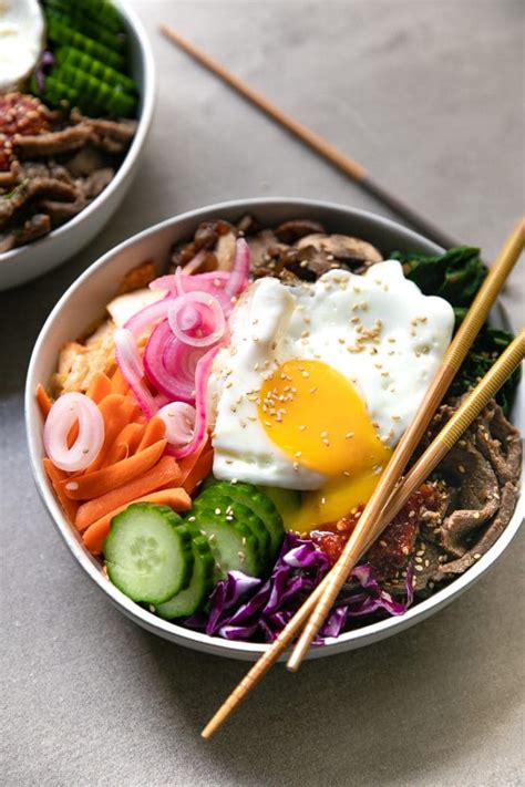Easy Korean Beef Bibimbap Recipe (Mixed Rice) - The Forked Spoon
