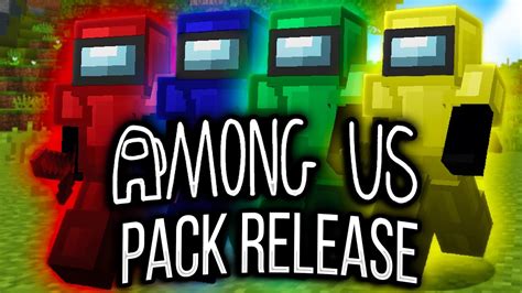 AMONG US 16x Minecraft Texture Pack RELEASE!! - YouTube