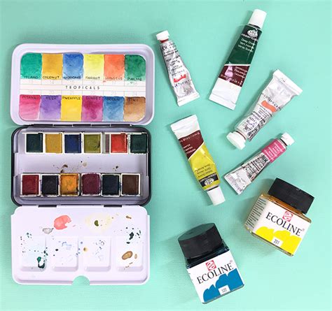 watercolor supplies for beginners - Ey to Zee