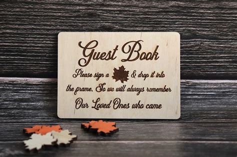 Pumpkin Wedding Guest Book Sign Autumn Wedding Drop Box Fall - Etsy