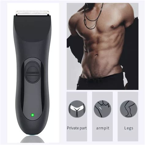 Hairscape Waterproof body hair trimmer Groin pubic hair trimmer ...