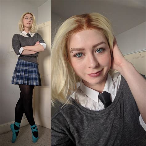 [self] My first makeup test of casual Gwen Stacy from Into the Spider-Verse : r/cosplay