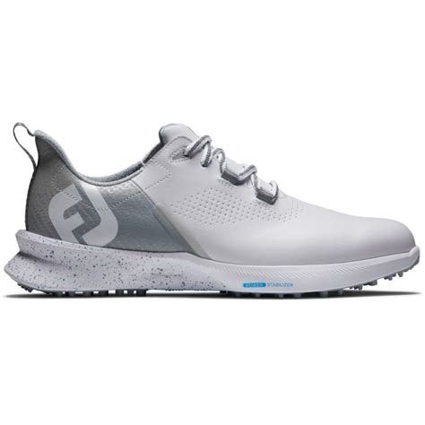 FootJoy Fuel Golf Shoes White/Gray 55427 - Carl's Golfland