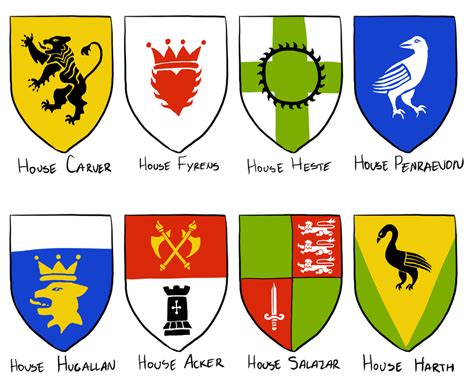 House Sigils [Gudsele] by TigerMoonCat on DeviantArt