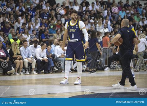 Basketball National Team of Bosnia and Herzegovina at the World Cup Qualifiers Match with France ...