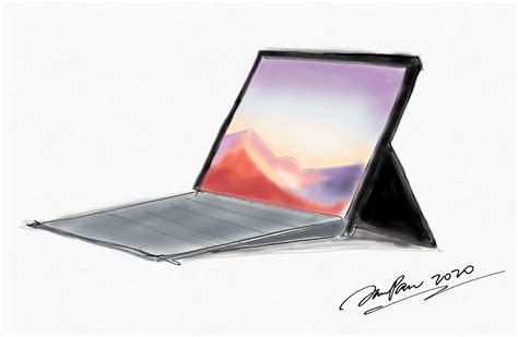 Drawing a Surface Pro, on a Surface Pro (Illustration by Me) : r/Surface