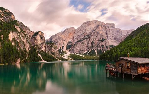 Lake In Italian Alps Wallpapers - Wallpaper Cave