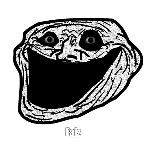 Create meme "trollface monster, scary troll face, trollface is evil ...