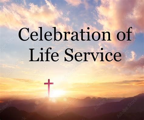 Celebration of life – First Baptist Church Paso Robles