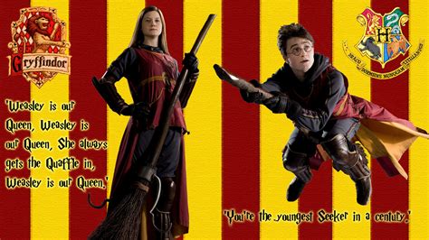 Gryffindor's Star Quidditch Couple - Harry Potter Wallpaper (32294491 ...