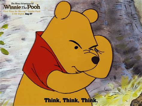 Think, think, think. | The Many Adventures of Winnie the Pooh | Pinterest | Teaching, Homework ...