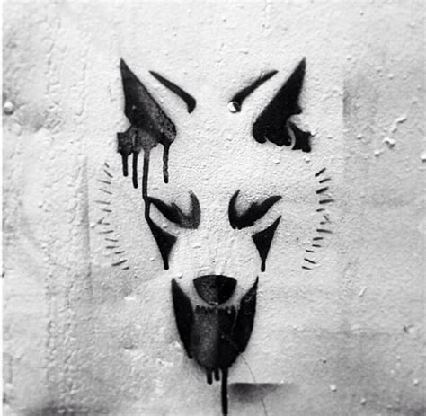 Wolf graffiti. | Small wolf tattoo, Wolf tattoos, Wolf tattoo sleeve